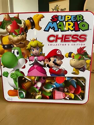 Super Mario Chess Set Collectors Edition 32 Piece Nintendo COMPLETE • $20