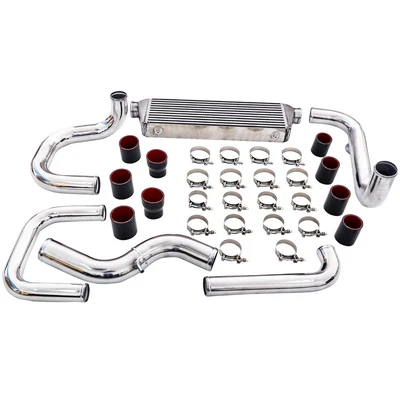 $172.10 • Buy Front Mount Intercooler + Aluminum Pipe Tube + Coupler For Honda Civic 1992-2000