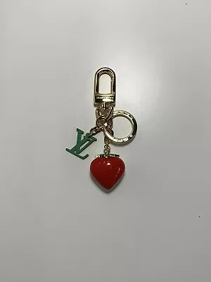 Louis Vuitton Strawberry Key Chain • $125