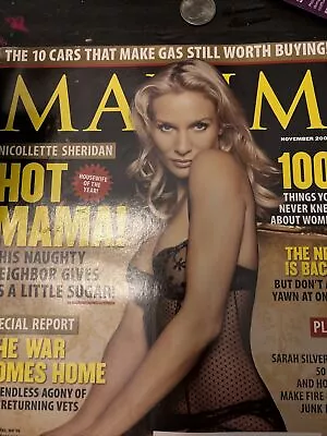 Maxim Magazine November  2005 Nicollette Sheridan - Christina Lindley - 623 • $8.99