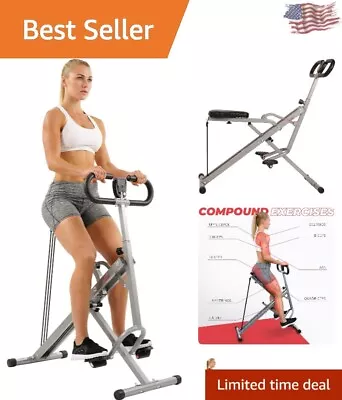 Adjustable Squat Assist Trainer - Tone Glutes Quads & Hamstrings - Easy Setup • $204.99