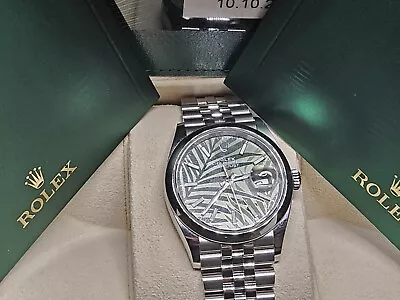 Rolex Datejust 126200 Discontinued Green Palm Dial • $12999