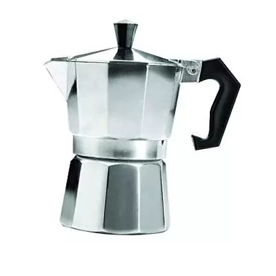  Classic Stovetop Espresso And Coffee Maker Moka Pot For Italian 3 Cup Silver • $46.53