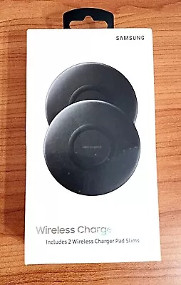NEW 2-Pack Samsung Wireless Fast Charger Stand Pad Slims Qi Certified • $29.95