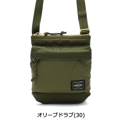 $122.47 • Buy PORTER FORCE Shoulder Bag Yoshida  855-05461 Olive W150xH180mm Made In JAPAN New