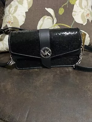 Michael Kors Greenwich Medium Sequin Shoulder HandBag • $120