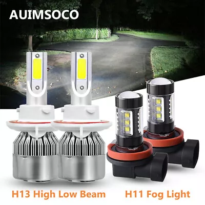 For Ford Mustang 2005-2011 2012 LED Headlight High Low Beam Fog Light Bulbs Kit • $35.99