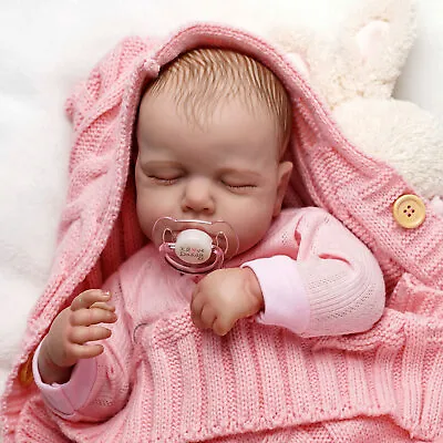 $99.99 • Buy 20'' Lifelike Reborn Baby Dolls LouLou Realistic Sleeping Newborn Baby Kids Gift