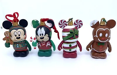 Vinylmation Mickey Goofy Vinyl Figure Ornaments - Mixed Lot Of 4 Jingle Smells • $23.39