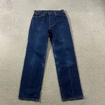 Vintage LEVI'S 522 Jeans Mens (30 Inch Waist) (32 Inch Leg) Regular Fit Blue 70s • £17.99
