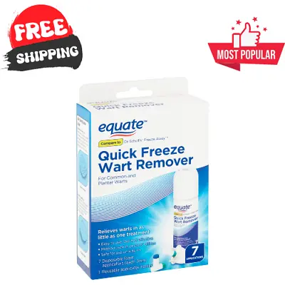 $13.99 • Buy Equate Quick Freeze Wart Remover Treatment, 7 Applications - SALE