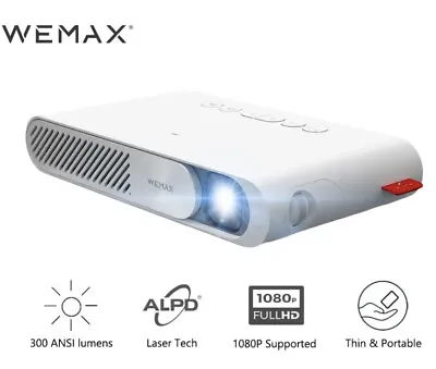 WEMAX Go Mini Pocket Laser WİFİ Projector Ultra Portable DLP Projectors 1080P • $229.99