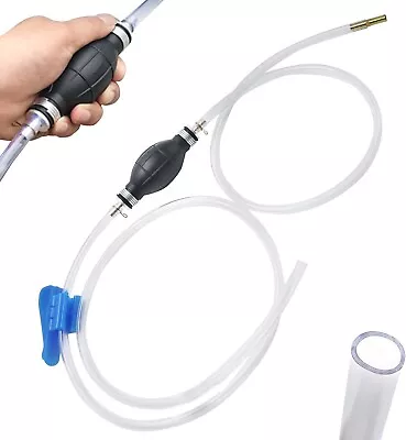 Fuel Siphon Hose PumpBlack Hand Fuel Transfer Pump For Gasoline Oil Diesel... • $9.99