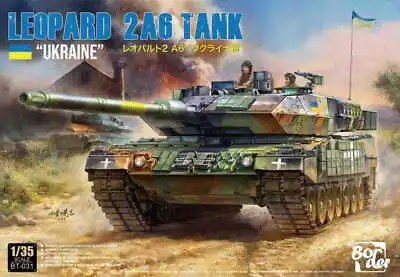 BORDER MODEL BT031 1:35 Leopard 2A6 Tank Ukraine Plastic Model Kit • $88.58