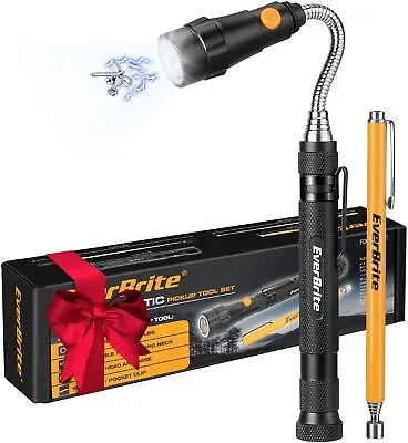 EverBrite 2PC Magnetic Pick Up Tool Set Telescoping 360 Swivel Extensible Magnet • $19.99