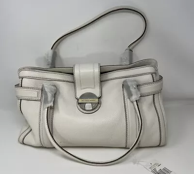 Michael Kors Westbury Shopper Vanilla Leather Bag Satchel New Old Stock *READ* • $150