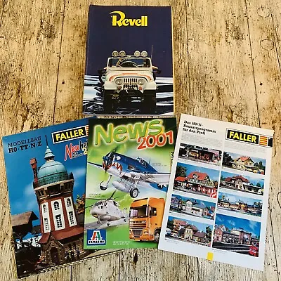 £12.95 • Buy Revell Italeri & Faller Plastic Model Kit Catalogue Inc Boats Buildings Cars Etc