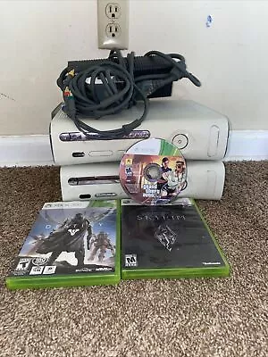 Xbox 360 Console - Tested With Red Ring Of Death RROD For Parts Or Repair + Game • $40