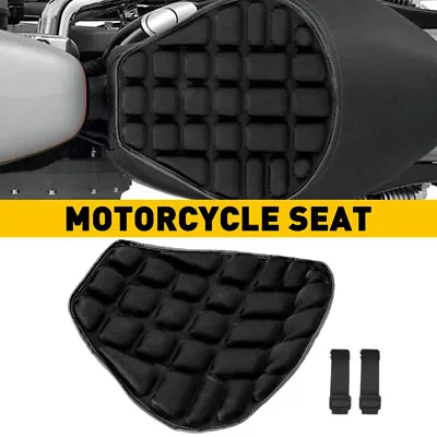 Motorcycle Gel Seat Cushion Comfort Shock Pad Cover Breathable Pressure Relief • $16.14