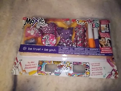 Moxie Girlz Art Titude BRAND NEW NIB Retail Clothes Doodle Collectible • $11