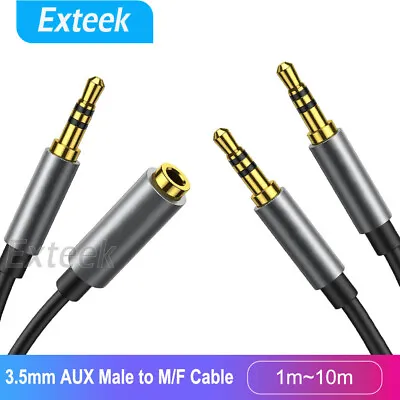 3.5mm AUX Male To Male/Female Cable Audio TRS Headphone Stereo Extension Cord • $4.75