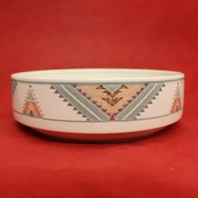 Mikasa Intaglio Santa Fe CAC24 Southwestern 8 Inch Round Vegetable Serving Bowl • $13.14