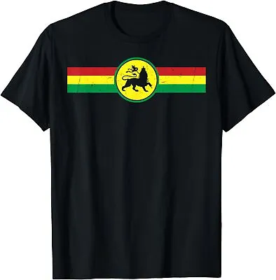 NEW LIMITED Lion Rasta Rastafarian Reggae Music Red Yellow T-Shirt • $19.94