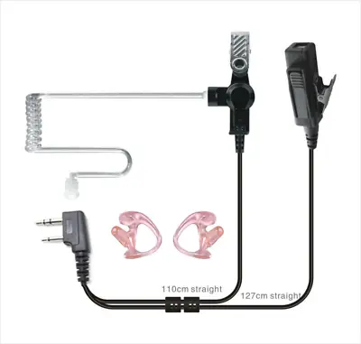 Mitex Radio Covert Acoustic Tube Earpiece With Hq Polycarbonate Microphone • £9.99