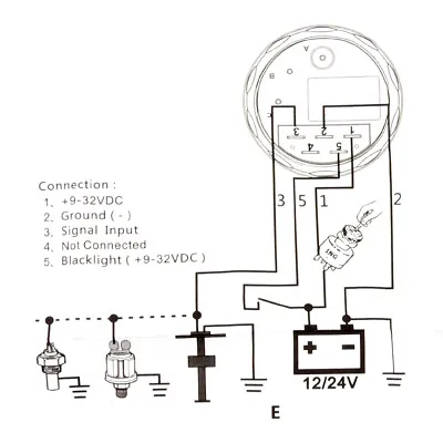 Waterproof Voltmeter Meter 9-32V Caravans Boat Marine Electric Voltmeter • £13.12