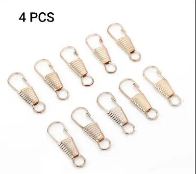 4PCS Zipper Puller Detachable 25mm Zippers Pull Tab Fixer Replacement Zip Slider • $4.79