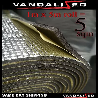 £38.99 • Buy Camper Van Insulation Foam Sound Proof Floor Roof Vw T1 2 5 6 Deadening 7mm Car