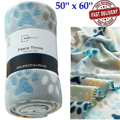 Mainstays Fleece Plush Throw Blanket 50  X 60  Inches • $6.98