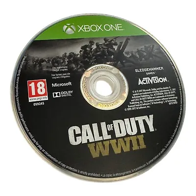 Call Of Duty WWII WW2 Xbox One Action Shooter Video Game PAL *Disc Only* • £5.19