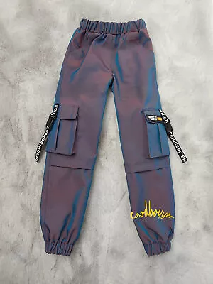 1/4MSD Uncle ID BJD Doll Clothes Dark Laser Blue Cargo Pants Jogger Trousers DF • $20.83