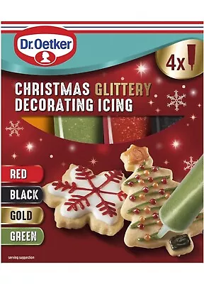 🔥NEW🔥Icing Writing 4 Colors Dr. Oetker 76g Decorating Glittery Colours • £2.50