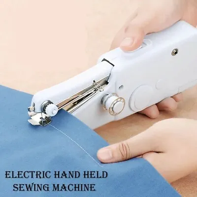 £9.50 • Buy Mini Portable Handheld Cordless Sewing Machine Hand Held Stitch Home Clothes