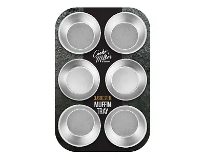 £5.29 • Buy 6 Cup Muffin Cupcake Baking Tray Deep Oven Pan Tin Cake Pudding Kitchen Bake