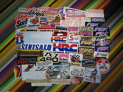 Vtg 1990s+ Motocross MX Cycle Sticker - Answer AXO Motocross Action Tuf Racing + • $21