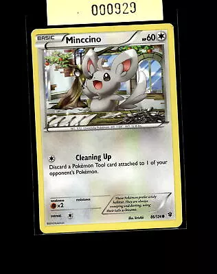 XY - Fates Collide #86/124 Minccino (86) • $0.99