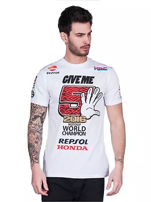 New Official Marc Marquez World Champion 2016 T-Shirt - 16 33091 • $34.80