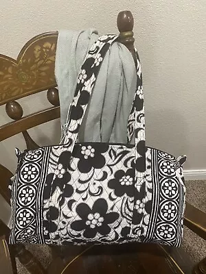 Vera Bradley Black Floral Duffel Bag • $20