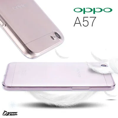 $4.59 • Buy Clear Soft TPU Gel Jelly Slim Rubber Case Cover For  Oppo A57