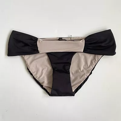 A.Che Colorblock Bikini Bottoms Black Grey Small • $25