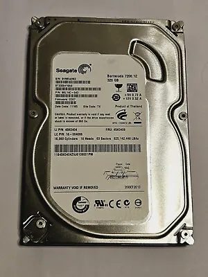 320 GB SATA Seagate Barracuda 7200.12  7200RPM ST3500418AS • £7.99