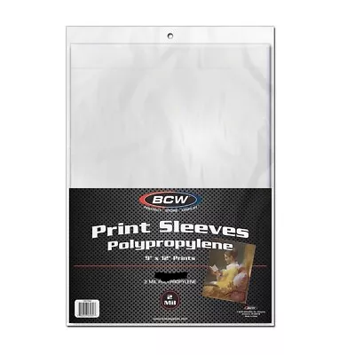 NEW 10 PK BCW 9 X 12 Photo /  Picture Poly Soft Sleeves Holders • $6.99