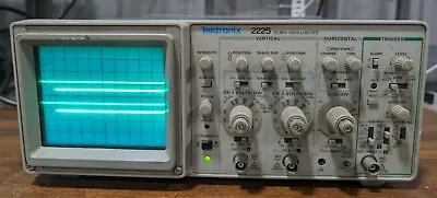 Tektronix Model 2225 50MHz 200MSa/s 2 Channel Analog Oscilloscope Power Tested • $88.77