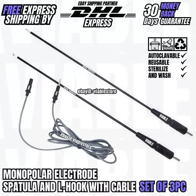 Laparoscopic Monopolar Electrode Spatula & L-Hook Surgical Instruments Set 5mm • $86.90