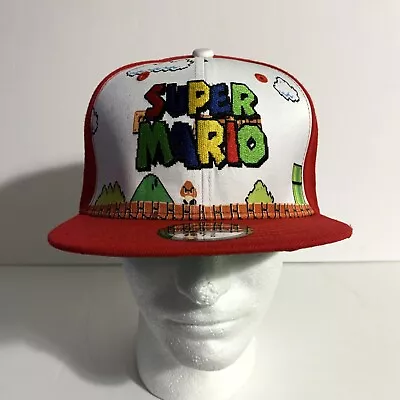 Headgear Classics Hat Fitted Nintendo Super Mario Bros 1985 Bowser Cap 7 3/8 • $39.99