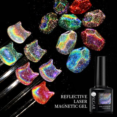 £1.58 • Buy UR SUGAR 9D Magnetic Cat Nail UV Gel Polish Soak Off Chameleon Gel Polish Decor