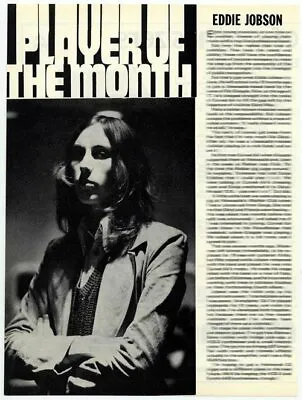 Curved Air Eddie Jobson Player Of The Month Beat Instrumental Clipping • £14.75